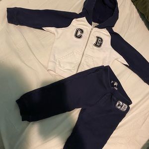 Christian Dior CD logo toddler sweatsuit